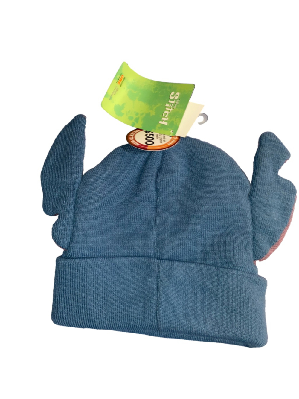 Disney Stitch Beanie Hat One Size Blue Pink NWT - Picture 2 of 3
